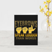 Carte Langage Gestuel Perte Auditive Surdité Sensibilisa (Fleur jaune)