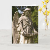 Carte L'ange de Mary Annie (Fleur jaune)