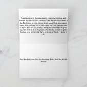 Carte "L'Ange et les Bergers" de Tissot (Intérieur)