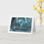 Carte Langue Allemande Sympathie bleue (Fleur jaune)