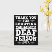 Carte Langue des signes américaine, sensibilisation des  (Fleur jaune)