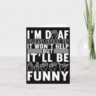 Carte Langue des signes américaine Sensibilisation des s