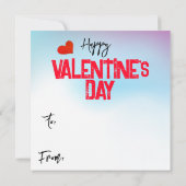 Carte Langue des signes de la fourmi Amour Valentine (Dos)