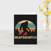 Carte Langue des signes et sensibilisation des sourds AS (Fleur jaune)