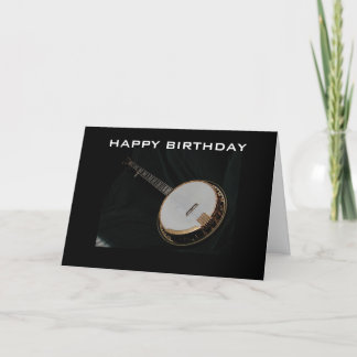 CARTE L'ANNIVERSAIRE DE BANJO PICKER SALUÉ