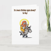 Carte L'anniversaire de Jésus (Devant)