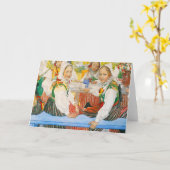 Carte L'anniversaire de Kersti par Carl Larsson (Fleur jaune)