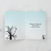 Carte L'anniversaire de l'arbre (Intérieur)