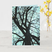 Carte L'anniversaire de l'arbre (Fleur jaune)