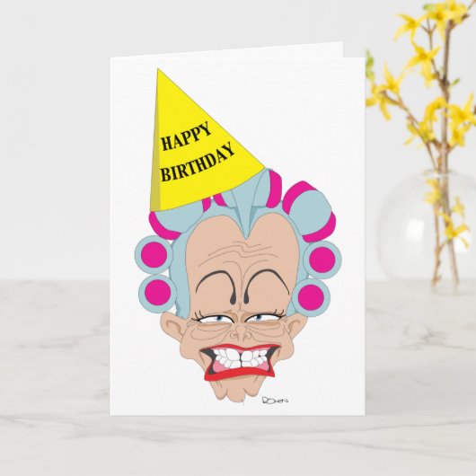 Carte L'anniversaire de Nanna (Fleur jaune)