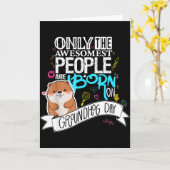Carte L'anniversaire de Punxsy Phils Cute Groundhog Day  (Fleur jaune)