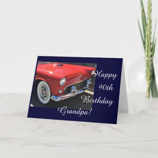 Carte L Anniversaire Du Grand Papa Voiture Ancienne Zazzle Be