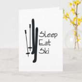 CARTE **L'ANNIVERSAIRE DU SKIEUR ULTIME** (Fleur jaune)