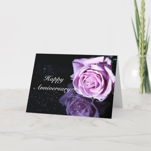 Carte L'anniversaire heureux s'est levé (Devant)