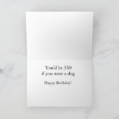 Carte L'Anniversaire-Rotation de 50 n'est pas aussi (Intérieur)