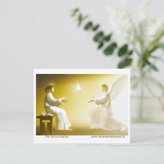 Carte L'Annonciation (Debout devant)