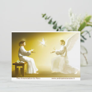 Carte L'Annonciation à Marie