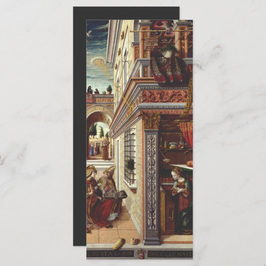 Carte L'Annonciation, avec Saint Emidius (Devant / Derrière)