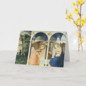 Carte L'Annonciation de Fra Angelico (Fleur jaune)