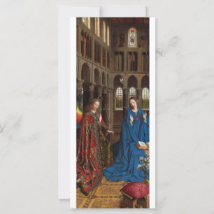 Carte L'Annonciation de Van Eyck Premium Lumière Cathédr