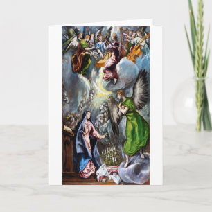 Carte L'Annonciation, El Greco, 1597-1600
