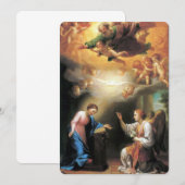 Carte L'Annonciation par Anton Raphael Mengs (Devant / Derrière)