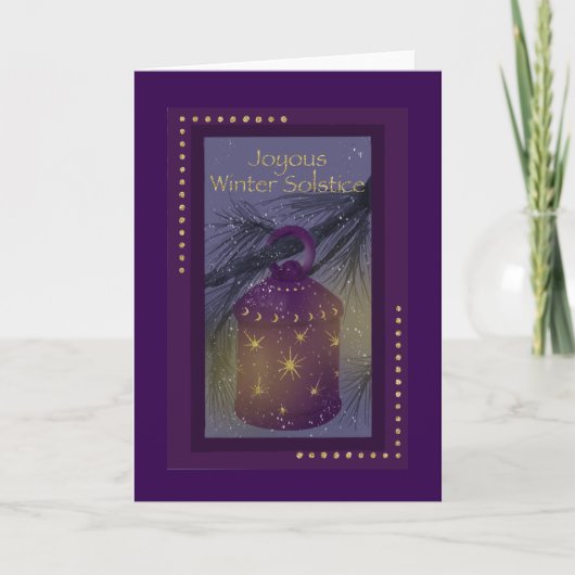 Carte Lanterne du solstice d'hiver (Devant)