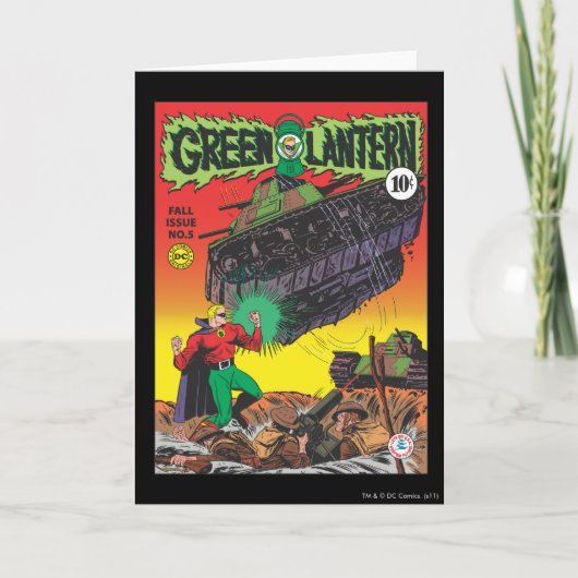 Carte Lanterne verte dans les tranchées (Devant)