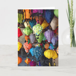 Carte Lanternes chinoises