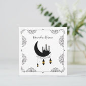 Carte Lanternes de la Mosquée du Ramadan (Debout devant)