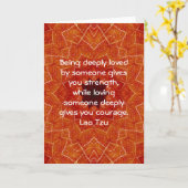 Carte Lao Tzu (Fleur jaune)