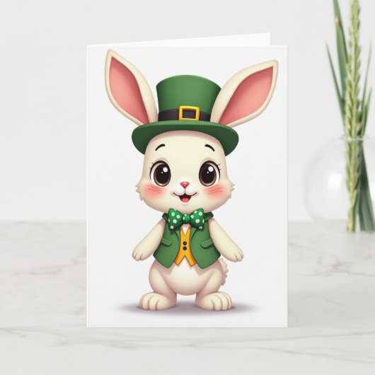 Carte Lapin à Points (Devant)