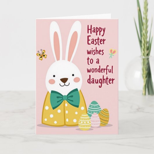 Carte Lapin à Points (Devant)