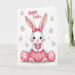 Carte Lapin Aquarelle Fausse