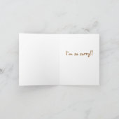 Carte lapin au lit Vous êtes malade ? (Intérieur)