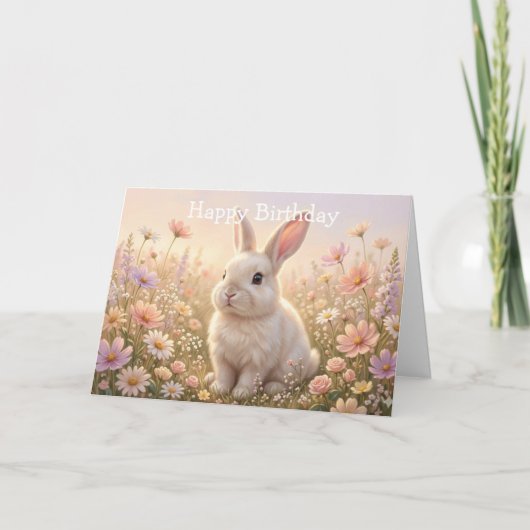 Carte Lapin Blanc (Devant)