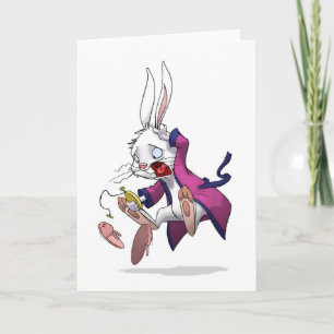 Carte lapin blanc (vide)
