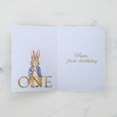 Carte Lapin classique en veste bleue (Intérieur)