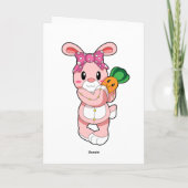 Carte Lapin comme jouet (Dos)