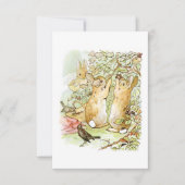 Carte Lapin : cueillette de Blackberry (Beatrix Potter) (Devant)