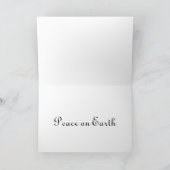 Carte Lapin dans la peinture Vintage neige (Intérieur)