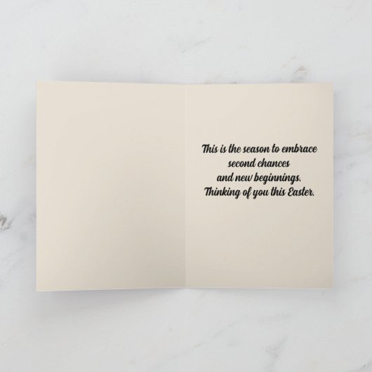 Carte lapin d'art populaire modifiable (Intérieur)