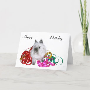 Carte Lapin de joyeux anniversaire