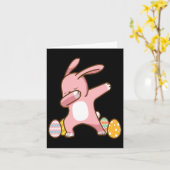 Carte Lapin de l'est Pâques dimanche de Pâques Joyeuses (Fleur jaune)