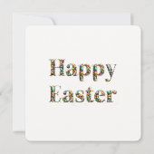 Carte Lapin de Pâques (Dos)