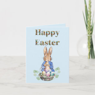 Carte lapin de Pâques