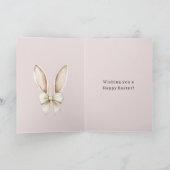 Carte Lapin de Pâques avec Lunettes (Intérieur)