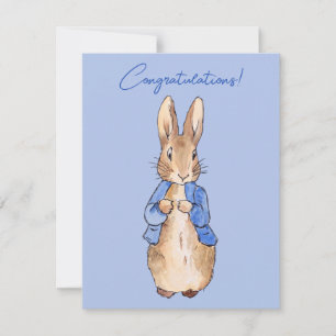 Carte Lapin de Pâques classique Félicitations