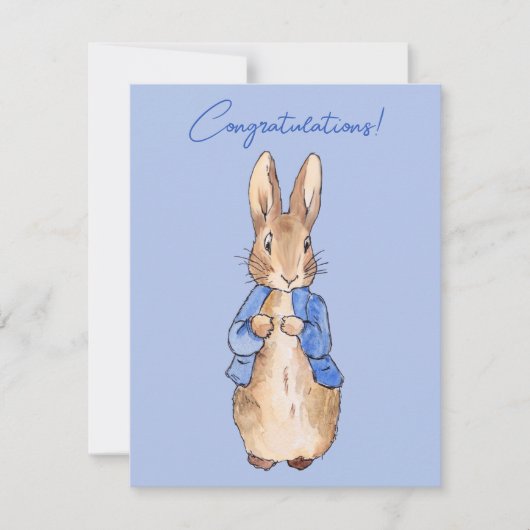 Carte Lapin de Pâques classique Félicitations (Devant)