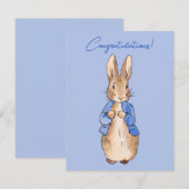 Carte Lapin de Pâques classique Félicitations (Devant / Derrière)